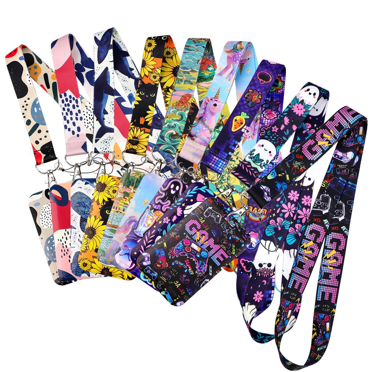 Neck Hanging Phone Holder - Cartoon Game Unicorn Lanyard Neck Strap