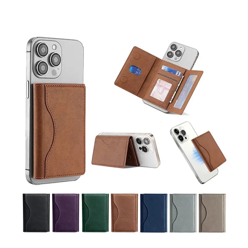 Phone Accessories Hippers - Powerful Magnetic Leather Wallet Magsafe for