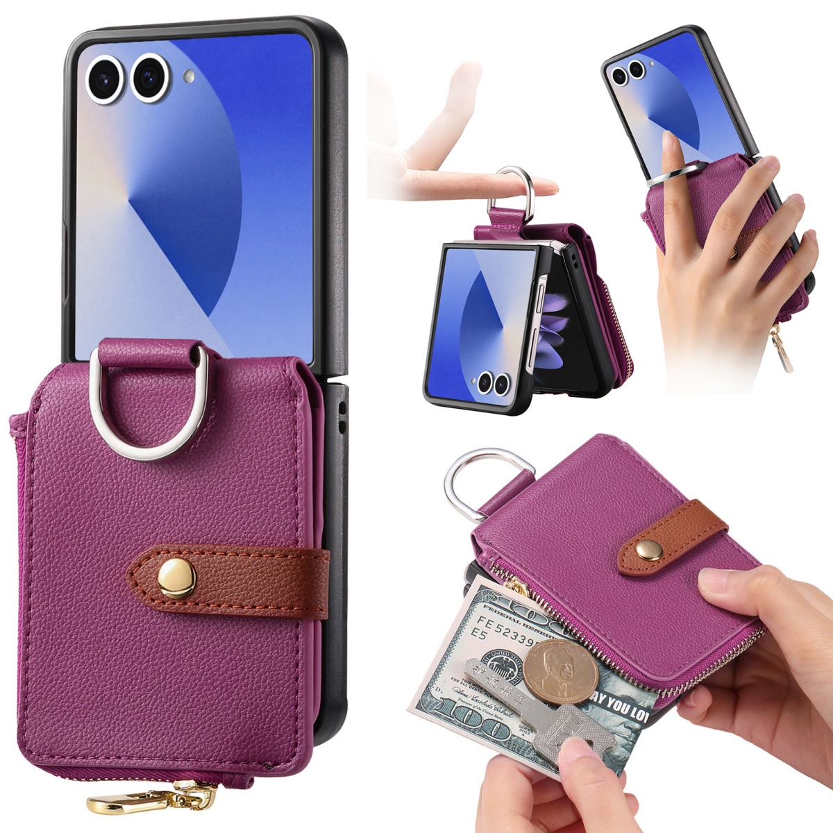 Phone Accessories Hippers - Luxury Card Holder Phone Case for