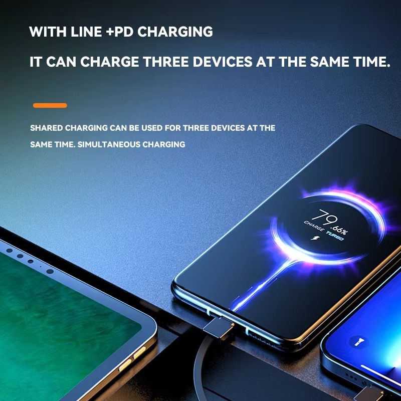 Power Bank Slim - 50000mAh Power Bank 3 In 1