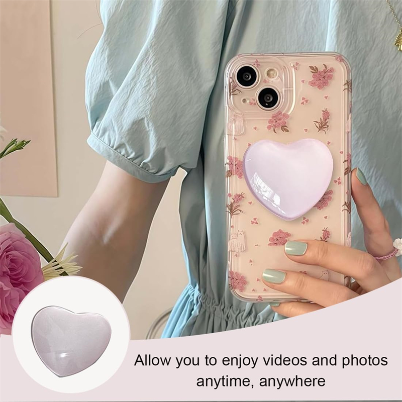 3D Heart Shape Crystal Foldabl - огляд і ціна Phone Accessories Hippers