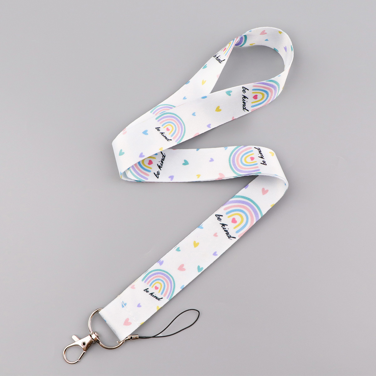 Rainbow Lanyards For Keychain  - огляд і ціна Neck Hanging Phone Holder