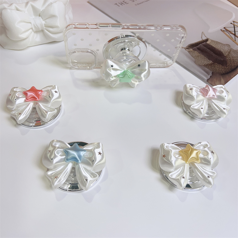 3D Silk Bow Knot Star Magnetic - огляд і ціна Phone Accessories Hippers