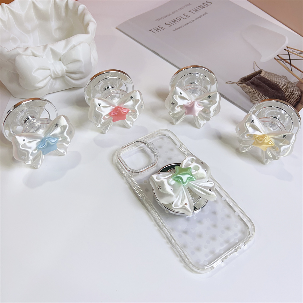3D Silk Bow Knot Star Magnetic - огляд і ціна Phone Accessories Hippers
