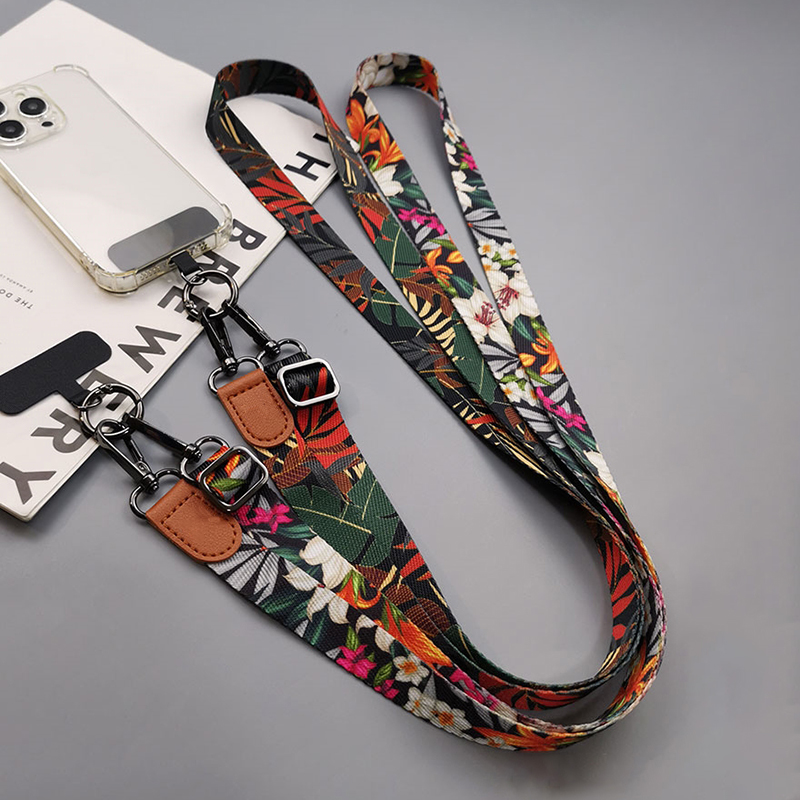 Tropical Pattern Crossbody Cel - огляд і ціна Neck Hanging Phone Holder