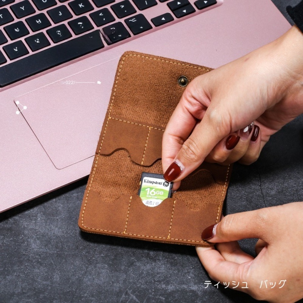 Memory Card Case Pu Leather Mu - огляд і ціна Phone Accessories Hippers