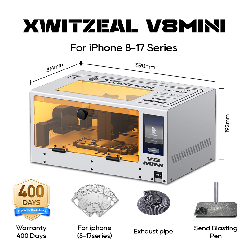 Xwitzeal® V8 MINI Laser Glue R - огляд і ціна Phone Repair Kit