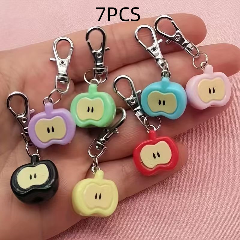 7pcs resin simulated Apple key - огляд і ціна Phone Accessories Keychain