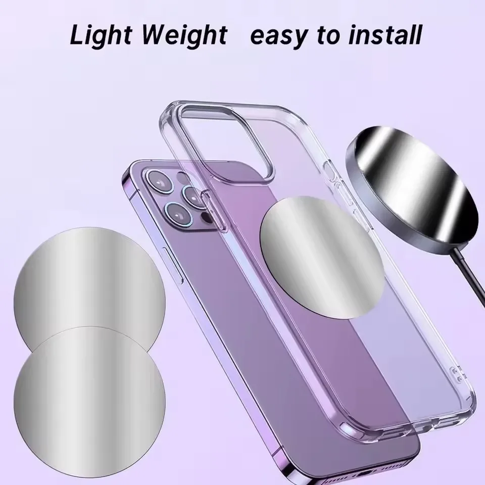 1-5PCS 8CM Magnetic Metal Plat - огляд і ціна Phone Accessories Japan