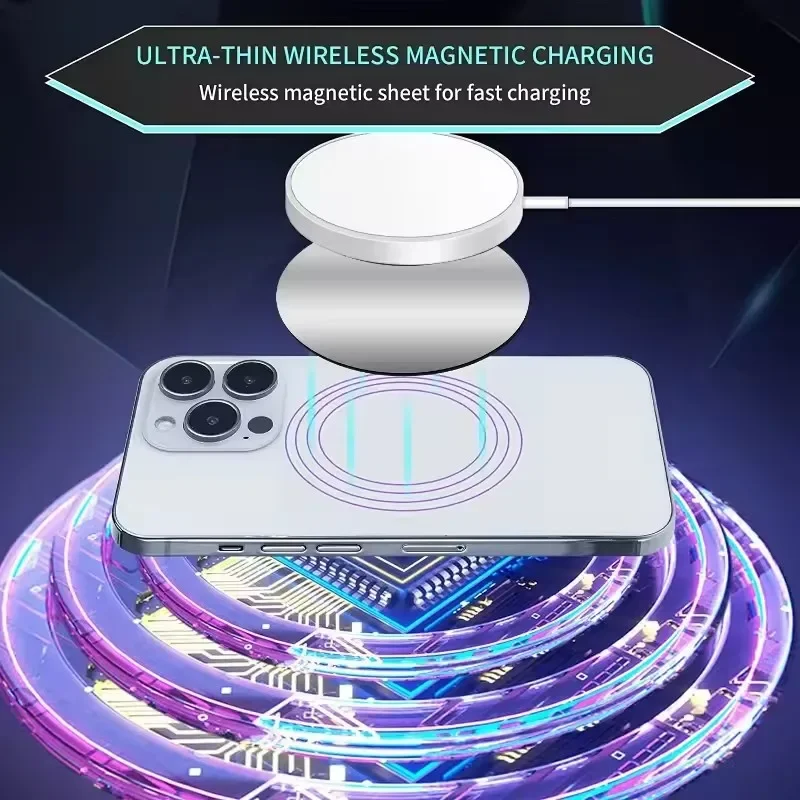 1-5PCS 8CM Magnetic Metal Plat - огляд і ціна Phone Accessories Japan