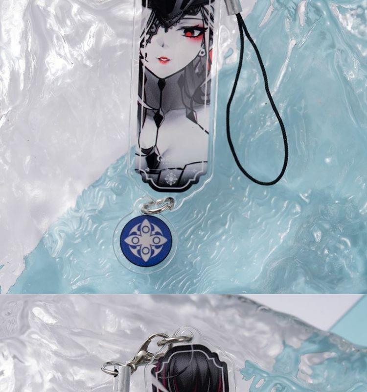 8pcs Anime Keychain Genshin Im - огляд і ціна Phone Accessories Keychain