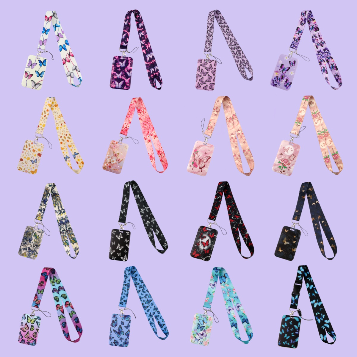 Colorful Butterfly Lanyards Fo - огляд і ціна Neck Hanging Phone Holder