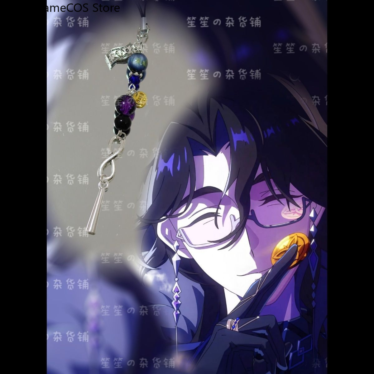Anime Genshin Impact Pantalone - огляд і ціна Phone Accessories Keychain