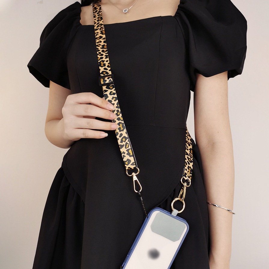 Mobile Phone Lanyard Print Bac - огляд і ціна Neck Hanging Phone Holder
